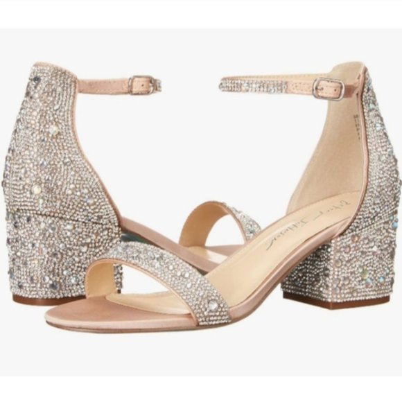 Betsey Johnson Wide Heels Size 5.5 Wide - Picture 1 of 9